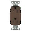 Hubbell Wiring Device-Kellems Commercial Specification Grade Style Line Decorator Duplex Receptacles DR15WRTR